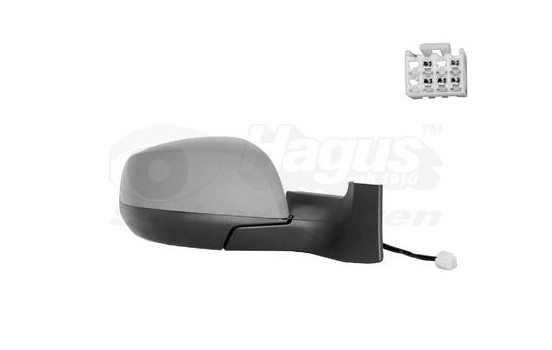 Outside mirror right electric Primer, Heated 3702818 Hagus, Image 2