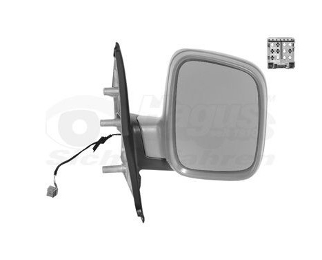 Outside mirror right electric PRIMER, HEATED model 2003-2009 5896818 Hagus, Image 2