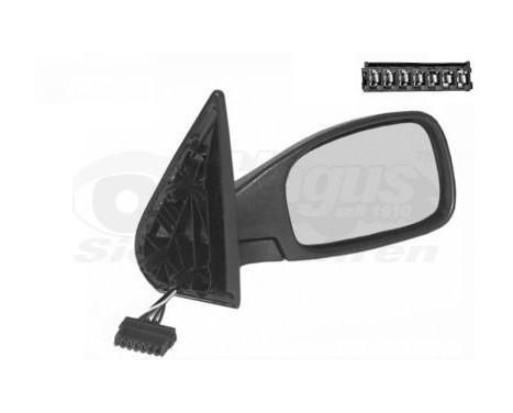 Outside mirror right electric PRIMER HEATED with SENSOR HOLE 4036818 Hagus, Image 3