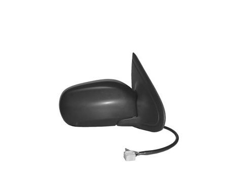 Outside mirror right electric WARM BLACK Electric FOLDABLE 1910818 Hagus