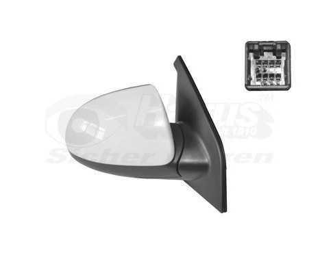 Outside mirror RIGHT FULL Primer/ELECTRIC/Heated 8313808 Hagus, Image 2