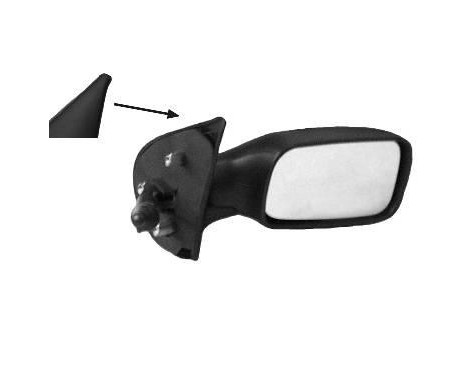 Outside mirror RIGHT FULLY 5-door 1754814 Hagus