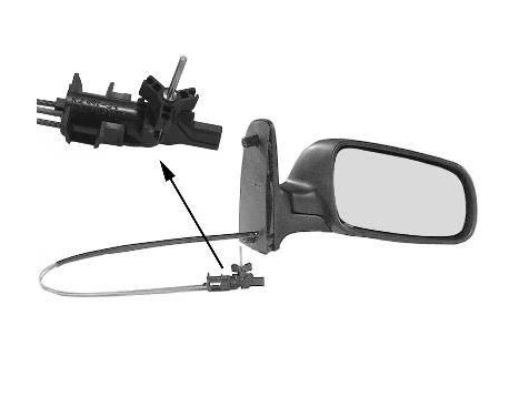 Outside mirror RIGHT FULLY 5879804 Hagus