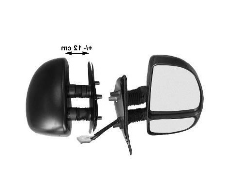 Outside mirror RIGHT FULLY from '00 LONG 2 MIRROR HEATED 1747818 Hagus