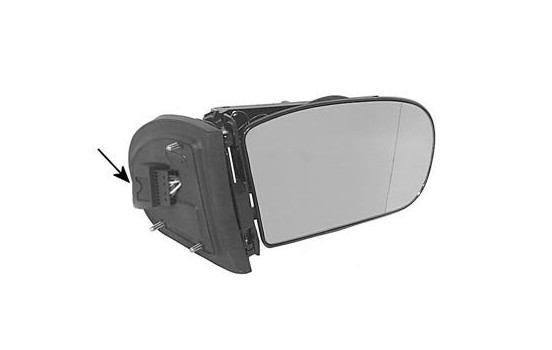 Outside mirror RIGHT - M.-A.+R. 9 Pins 3032828 Hagus