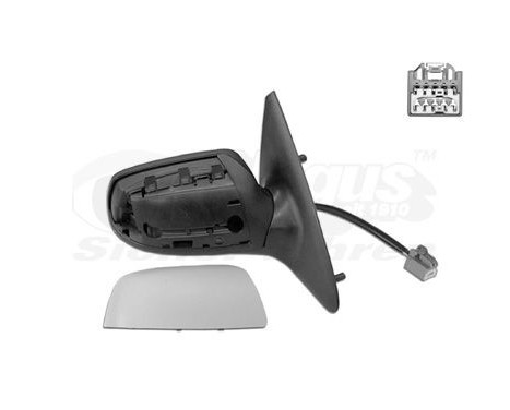 Right electric exterior mirror 6/from '03 PRIMER 1829818 Hagus, Image 2
