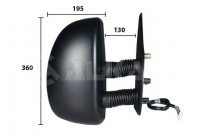 Right side exterior mirror complete 9257961 Alkar