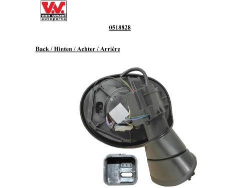 Wing Mirror 0518828 Hagus, Image 2