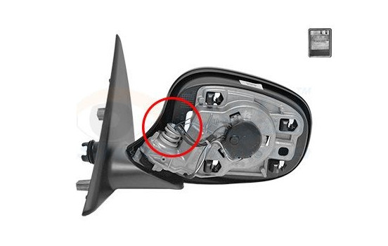 Wing Mirror 0667855U Hagus