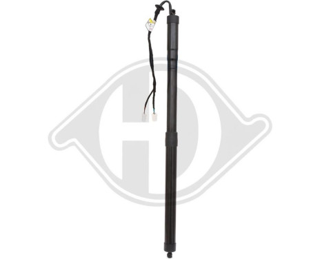 Electric gas strut, tailgate