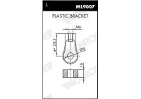 gas spring, hood ML5679 Monroe