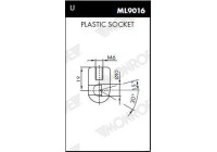 gas spring, hood ML5736 Monroe