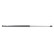 Gas spring, hood