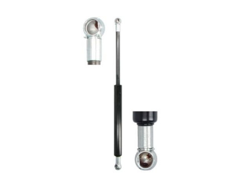 Gas spring, hood