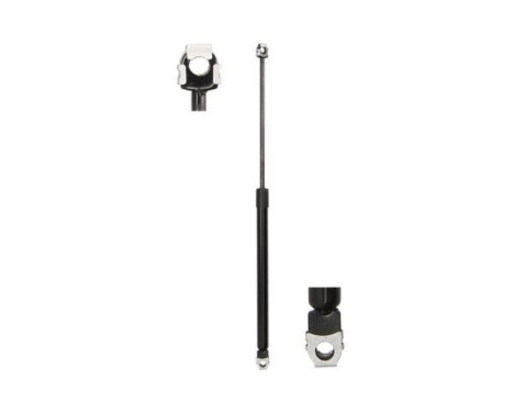 Gas spring, hood