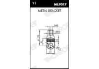gas spring, trunk ML5445 Monroe
