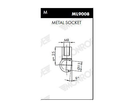 gas spring, trunk ML5529 Monroe, Image 6