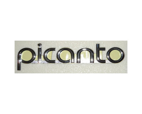 Kia Picanto Badge Tailgate