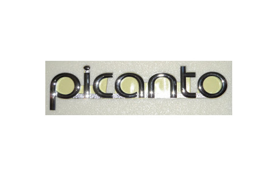 Kia Picanto Badge Tailgate