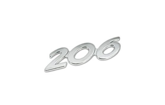 Peugeot 206 Badge