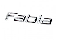 Skoda 'Fabia' Badge Tailgate