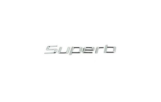 Skoda Superb Badge Tailgate