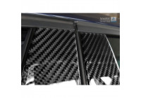 Avisa B-pillar moldings BMW 1-Series F20 5-Door 2015- Black Carbon