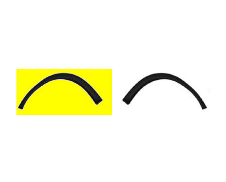 DECORATIVE FRAME Front WHEEL ARCH R