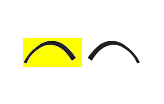 DECORATIVE FRAME Front WHEEL ARCH R