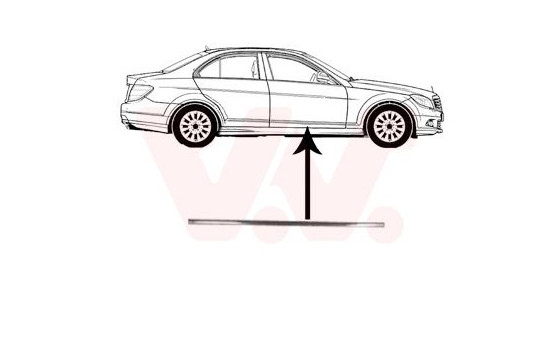 Decorative / protection panel, door