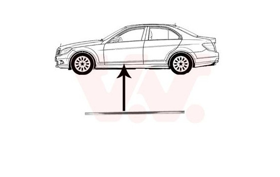 Decorative / protection panel, door