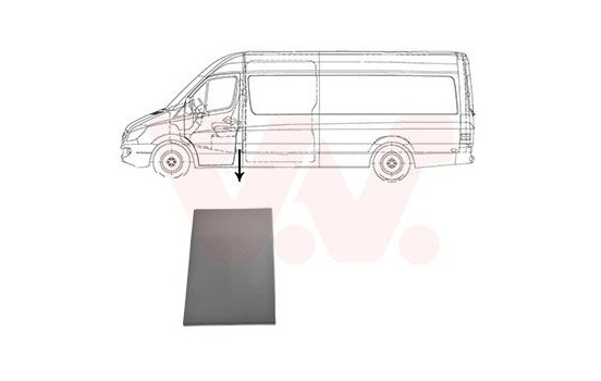 Decorative / protection panel, side wall