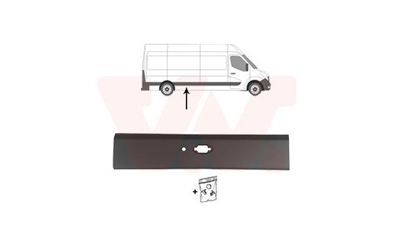 Decorative/protection panel, side wall