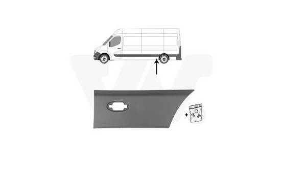 Decorative / protection panel, side wall