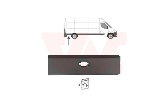 Decorative / protection panel, side wall