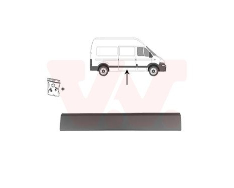 Decorative / protection panel, side wall