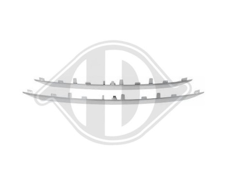 Decorative / protection strip set, radiator grille, Image 2