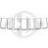 Decorative / protection strip set, radiator grille, Thumbnail 2