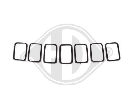 Decorative / protection strip set, radiator grille, Image 2