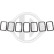 Decorative / protection strip set, radiator grille, Thumbnail 2