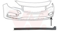 FRONT BUMPER MOLDING L.