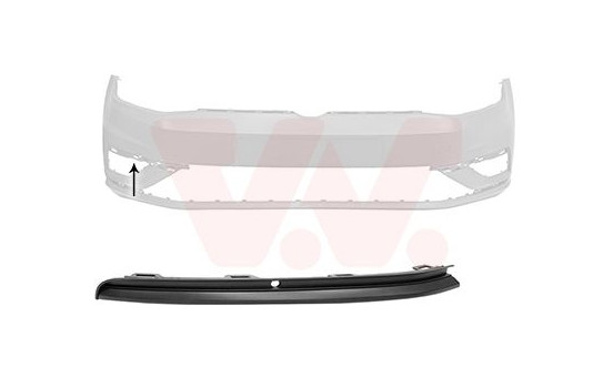 FRONT BUMPER MOLDING R.
