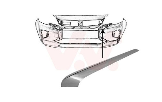 FRONT BUMPER TRIM L.
