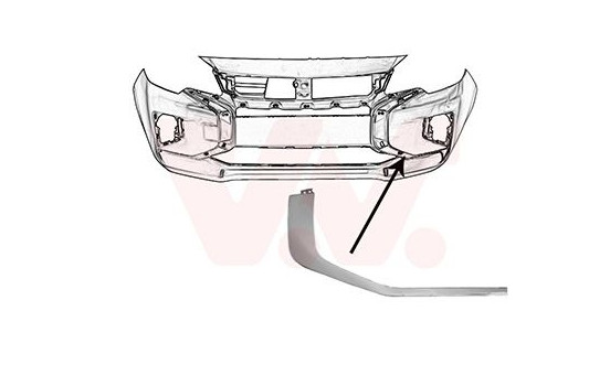 FRONT BUMPER TRIM L.