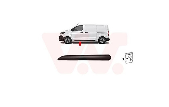 FRONT DOOR MOLDING LEFT