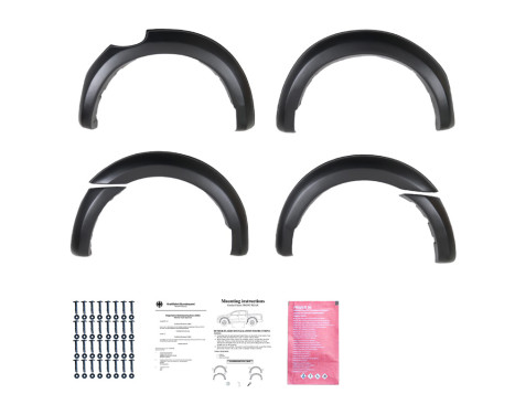 Oneway Set Fender Flares fits Ford Ranger T6/T7/T8 2012-2022 (with Tape)