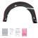 Oneway Set Fender Flares fits Ford Ranger T6/T7/T8 2012-2022 (with Tape), Thumbnail 2