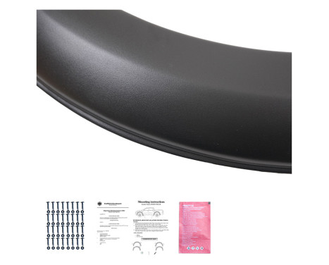 Oneway Set Fender Flares fits Ford Ranger T6/T7/T8 2012-2022 (with Tape), Image 3