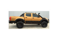 Oneway Set Fender Flares suitable for Isuzu D-Max II 2012-2019 - Matte Black