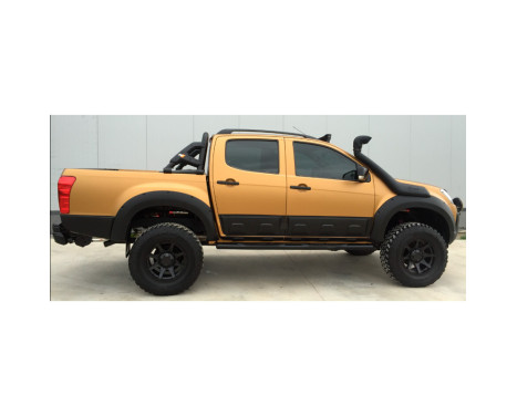 Oneway Set Fender Flares suitable for Isuzu D-Max II 2012-2019 - Matte Black